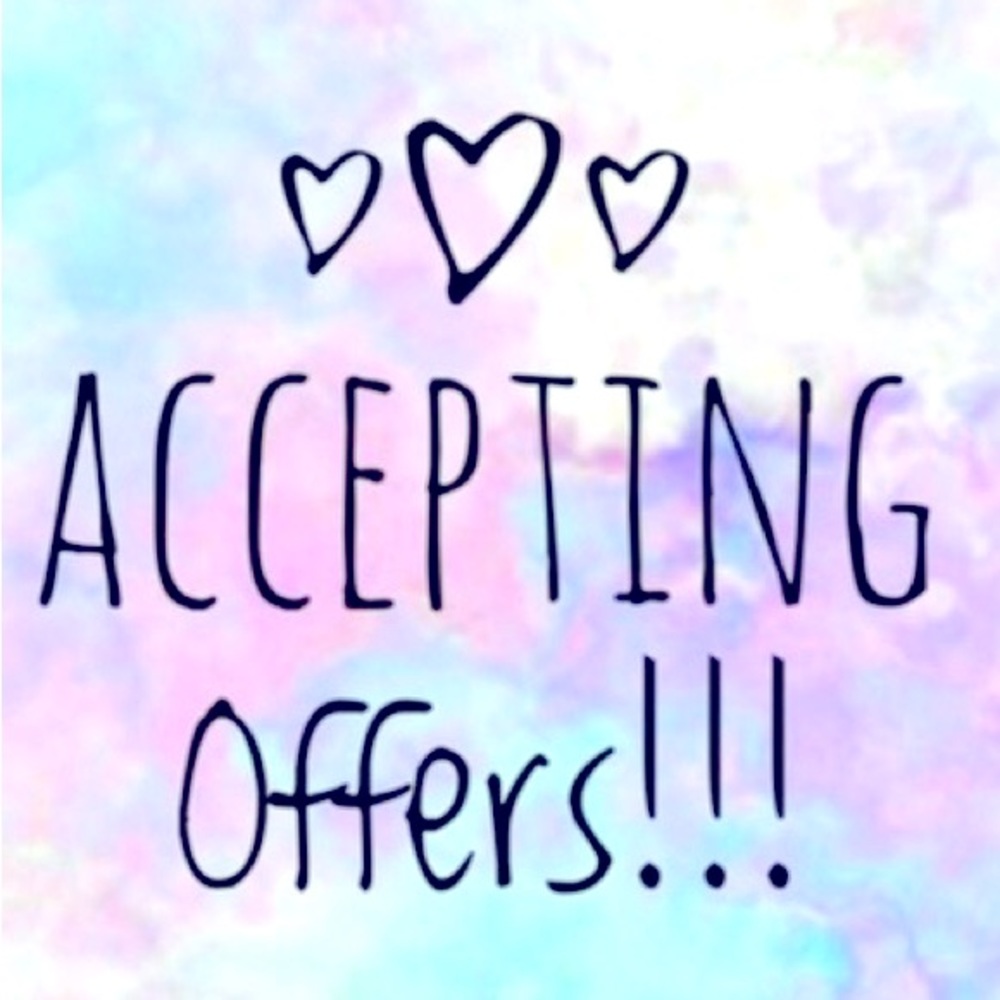 Reasonable offers are welcome. 🙃